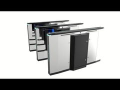 Sperren-Tor-Drehkreuz-Gewohnheit des Edelstahl-SUS304 gleitende mit Summer-Warnung